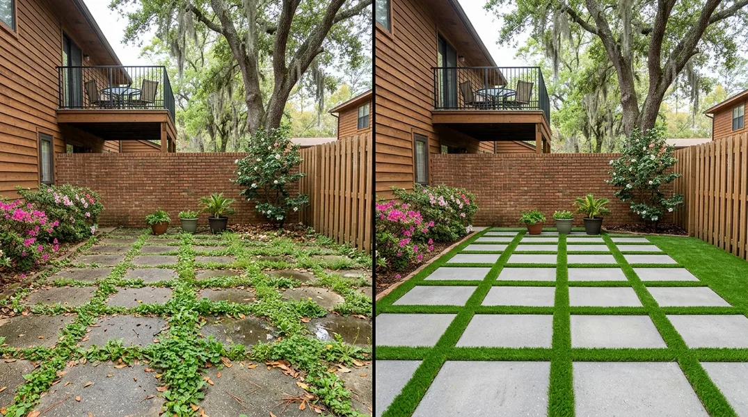 Result artificial grass installation in Tallahassee - Tallahassee Artificial Grass Installation