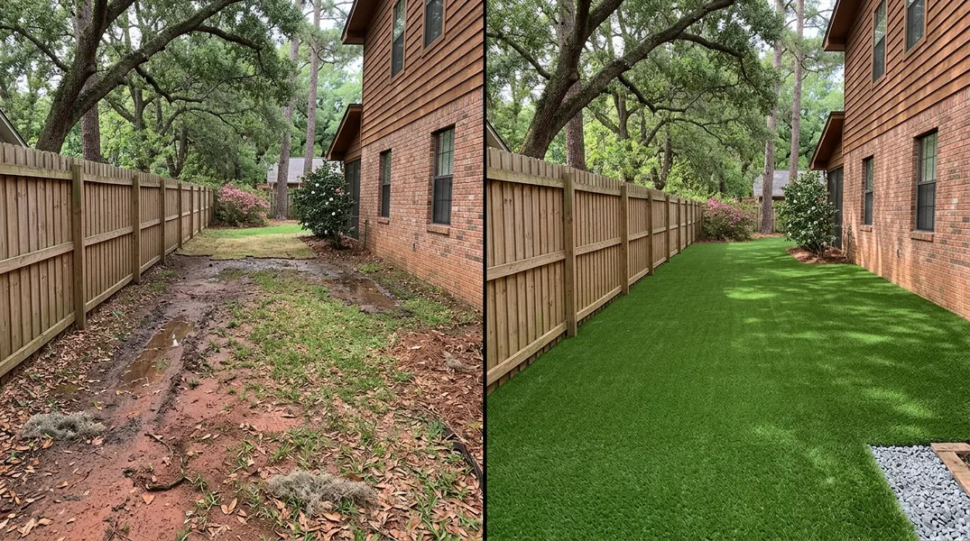 Result artificial grass installation in Tallahassee - Tallahassee Artificial Grass Installation