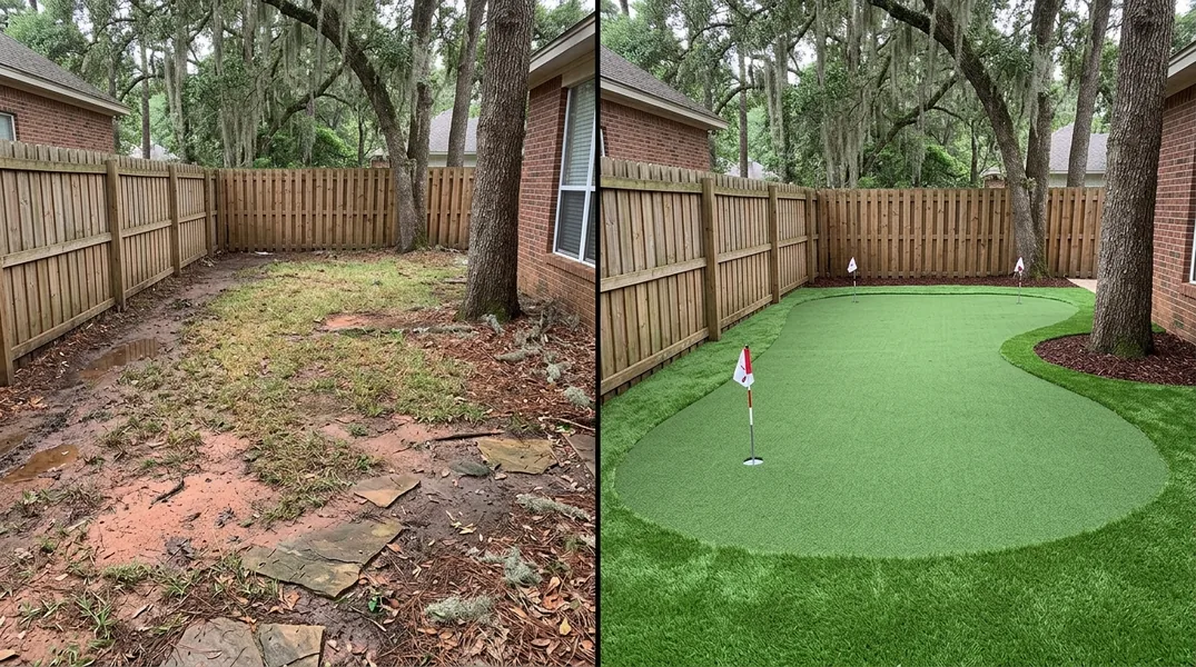 Tallahassee Artificial Grass Cost Guide 2026: Backyards, Pet Turf and Putting Greens